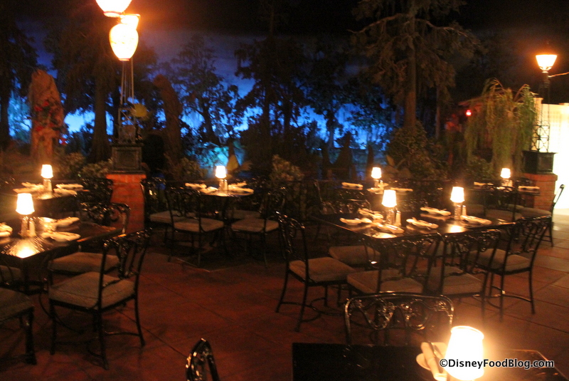 An image of the inside of the Blue Bayou Restaurant