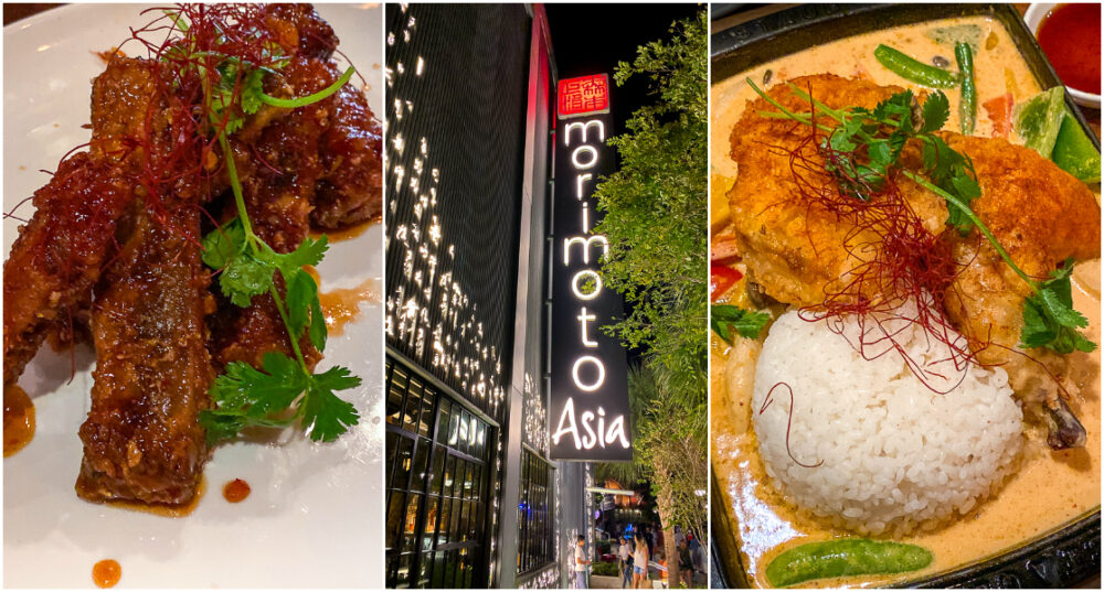 Morimoto Asia Menu Items and Decorations in Disney Springs