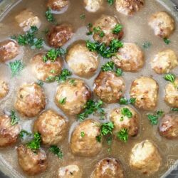 Swedish meatballs in sauce in an Instant Pot