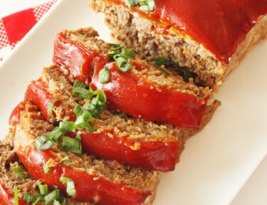 meatloaf on a plate