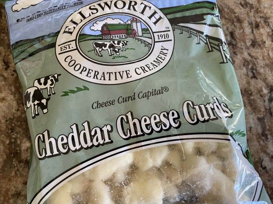 Bag of cheese curds.