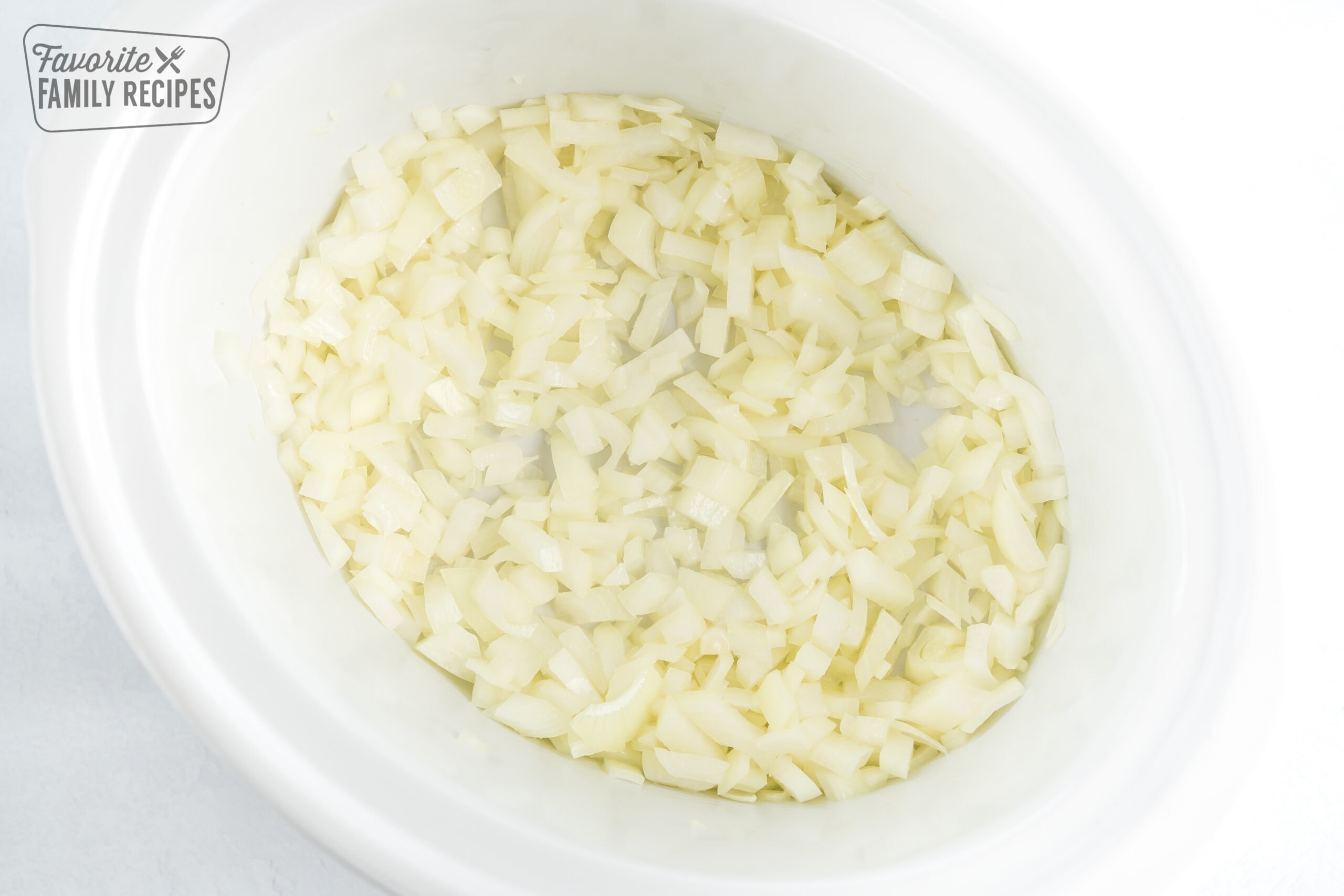 onions and butter in a crock pot