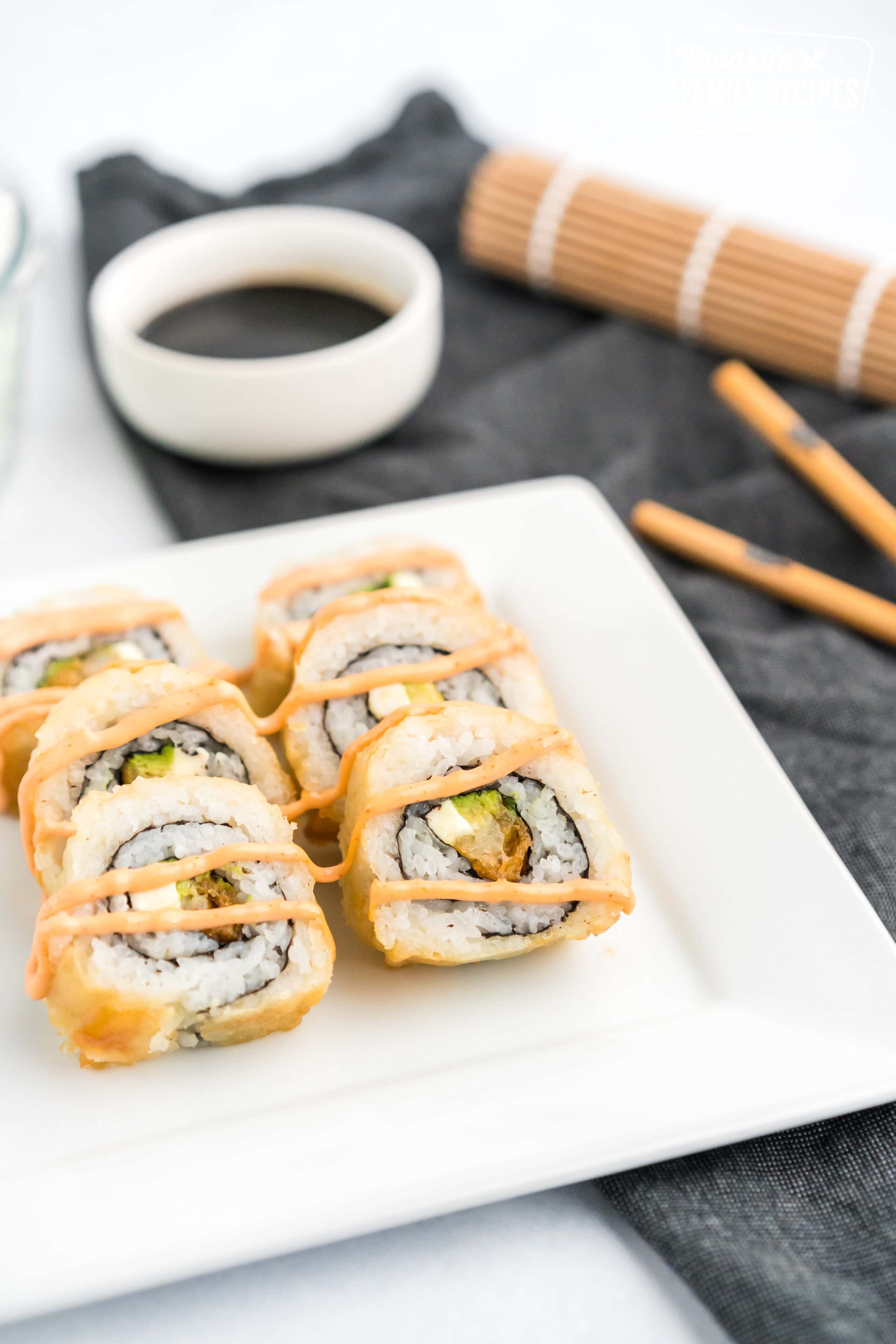 Shrimp Tempura Roll - Dinner at the Zoo