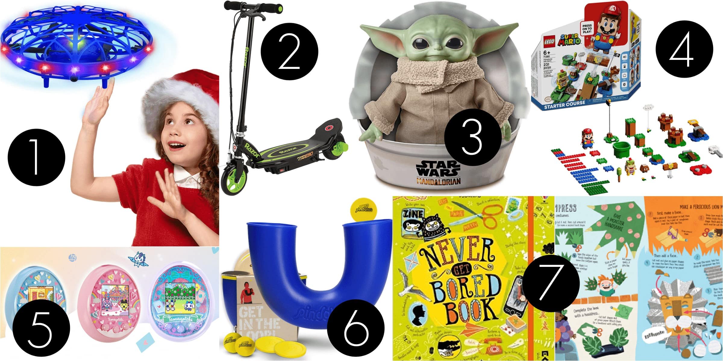 Gifts for kids aged 5-10 years old. 