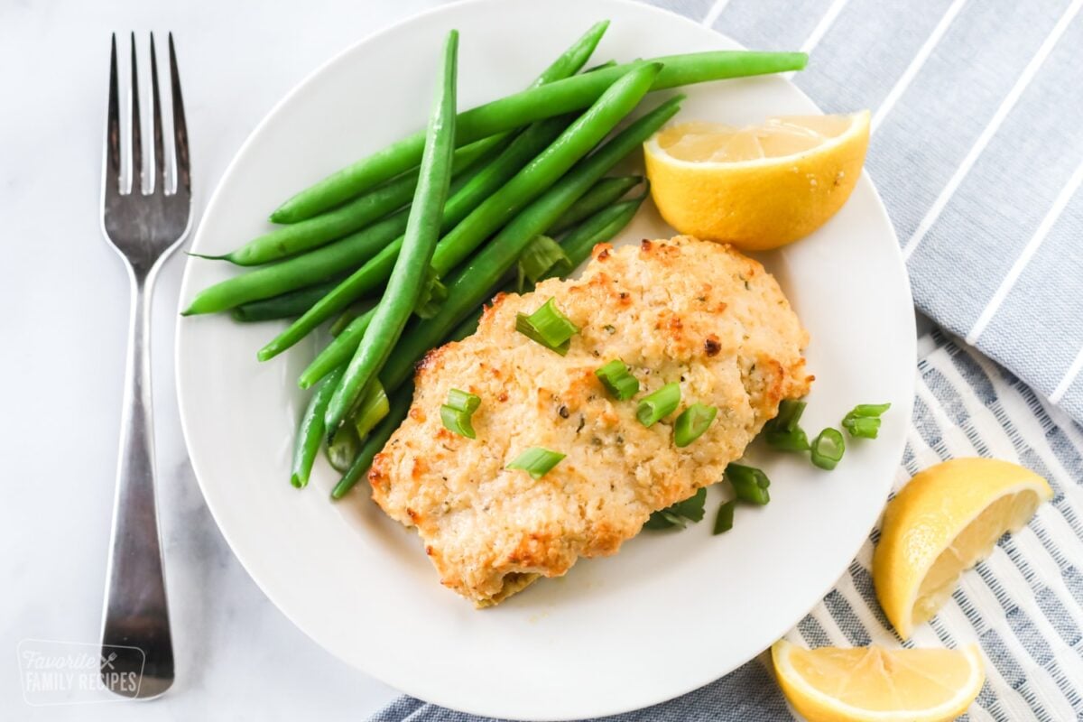 Baked Mahi Mahi with Herb Parmesan Crust