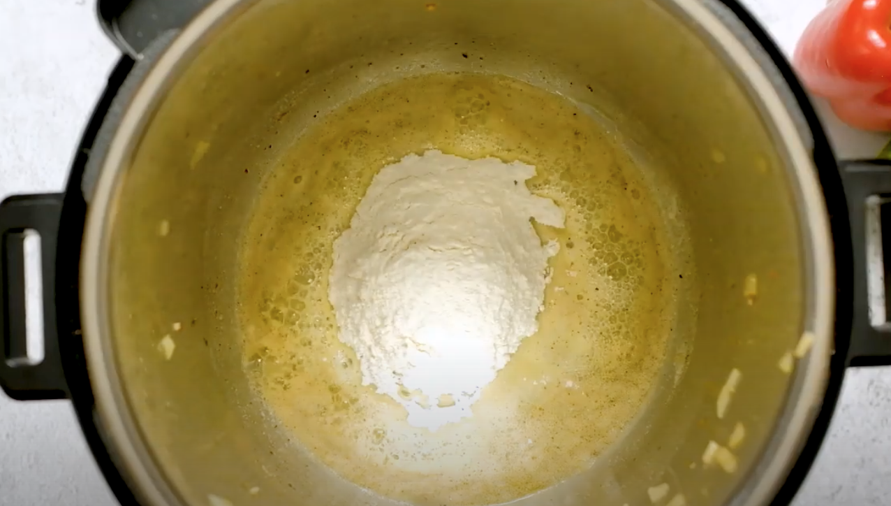 Flour and butter in an Instant Pot to make a roux for gumbo
