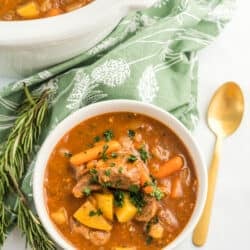 A bowl of Crock Pot Beef Stew