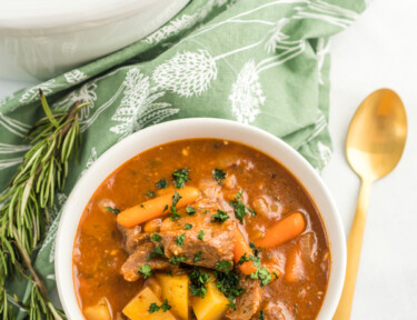 A bowl of Crock Pot Beef Stew