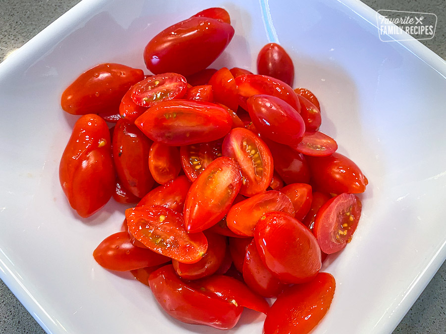 Cherry Tomatoes cut into halves