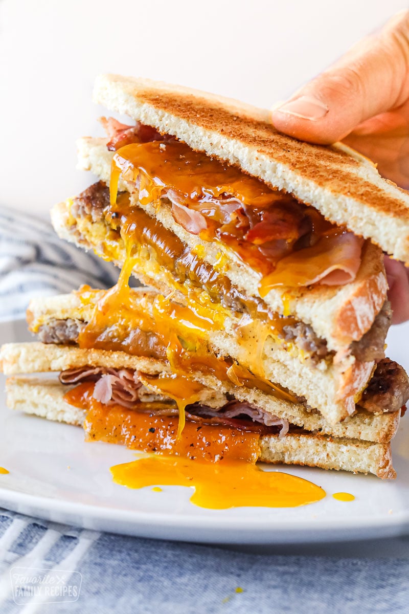 Breakfast Grilled Cheese