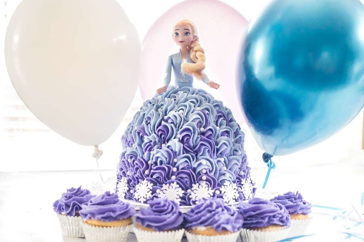 Round Cake Topper for Disney Princess Cake Decoration Gluten Free