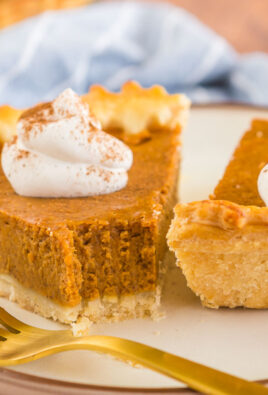 a slice of pumpkin pie with a bite taken out of it
