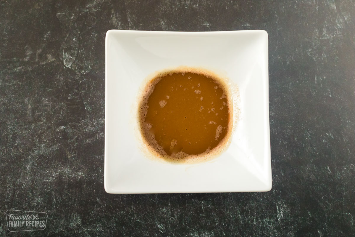 A bowl of brown roux