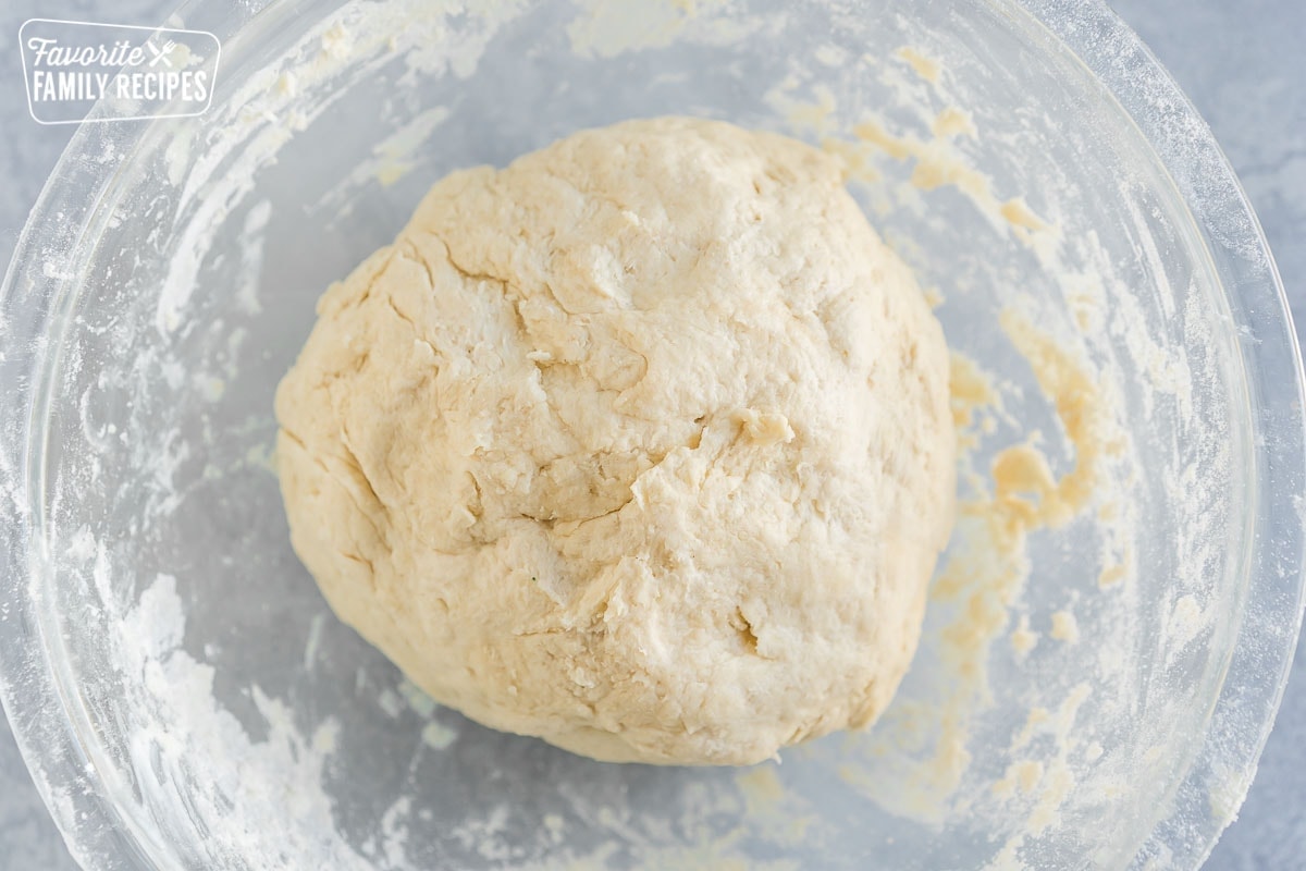 A ball of biscuit dough