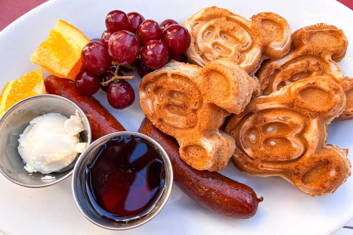 Mickey Waffles from Carnation Cafe