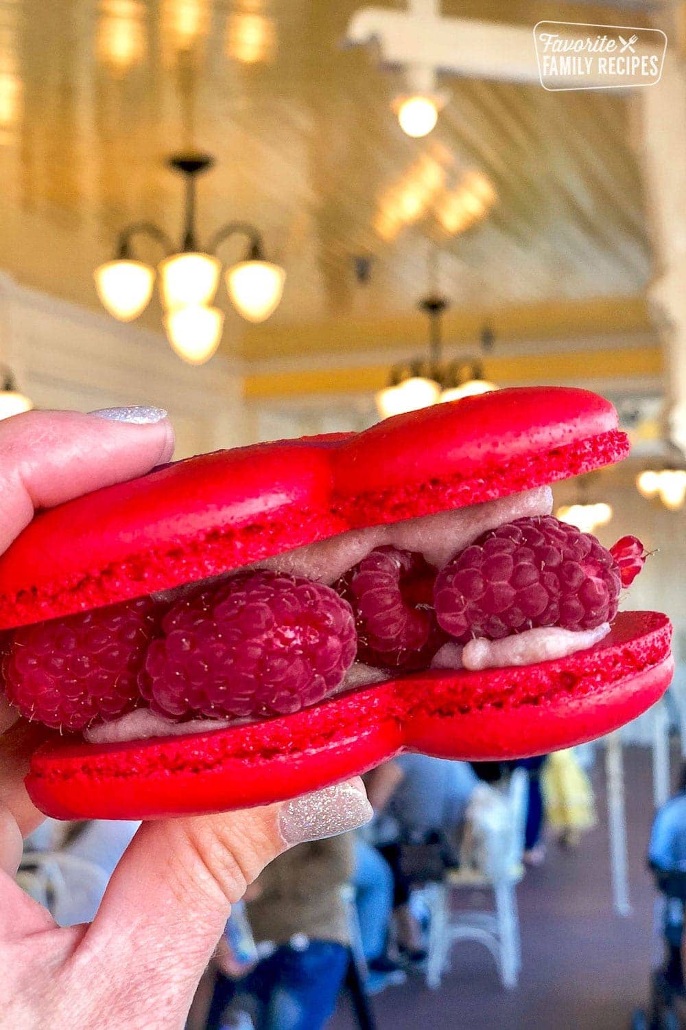 Gluten Free Raspberry Macaron