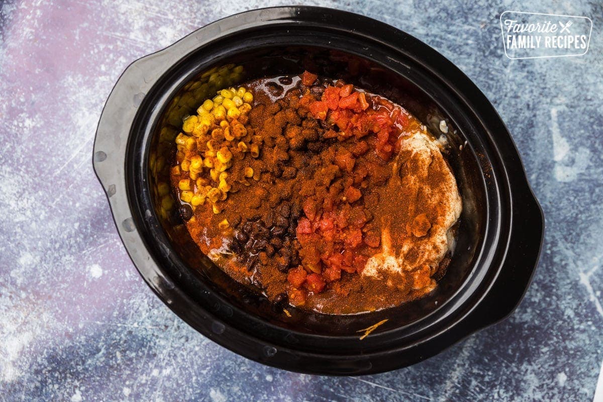 Spices in slow cooker