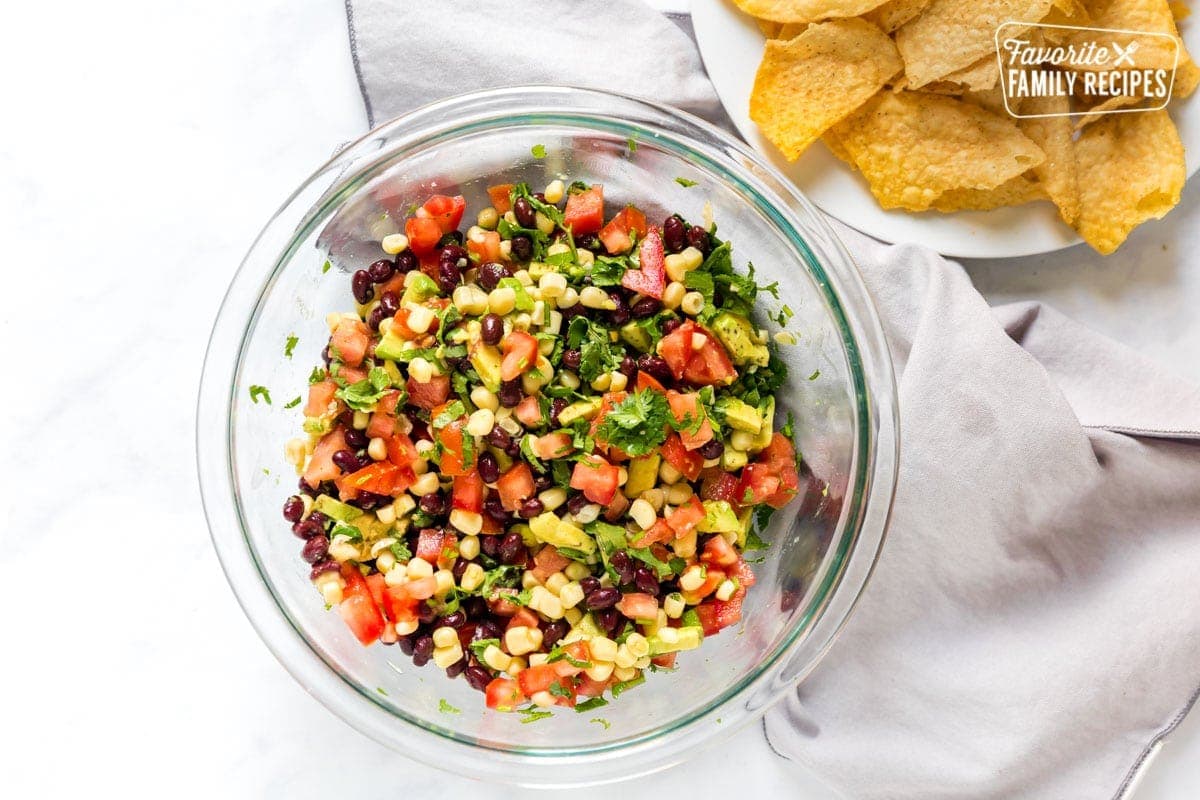 Cowboy caviar with chips