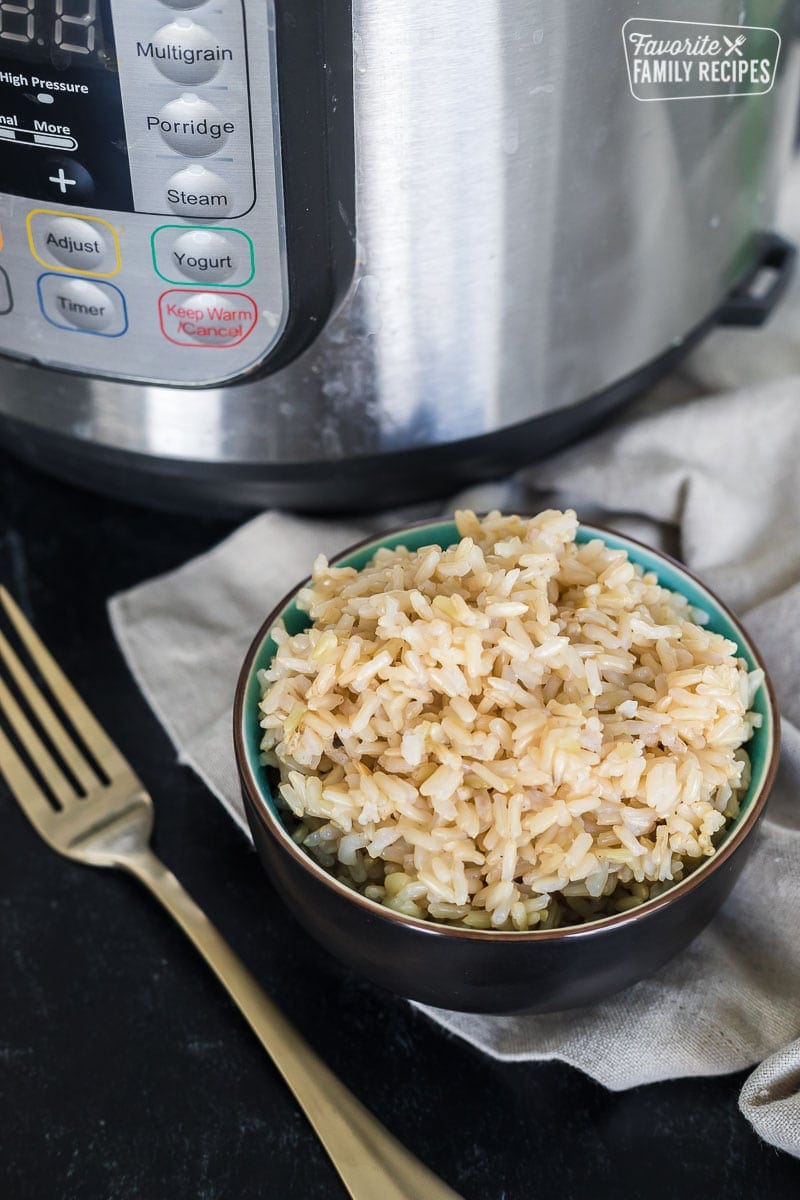 Pressure Cooker Brown Rice - Inhabited Kitchen