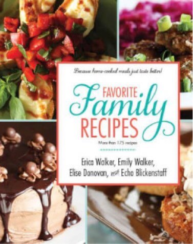 Favorite Family Recipes cover page.
