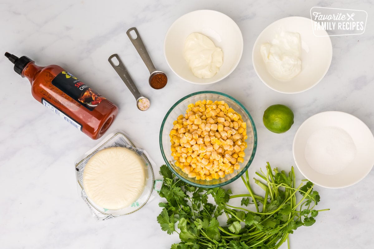 Ingredients for Mexican Street Corn