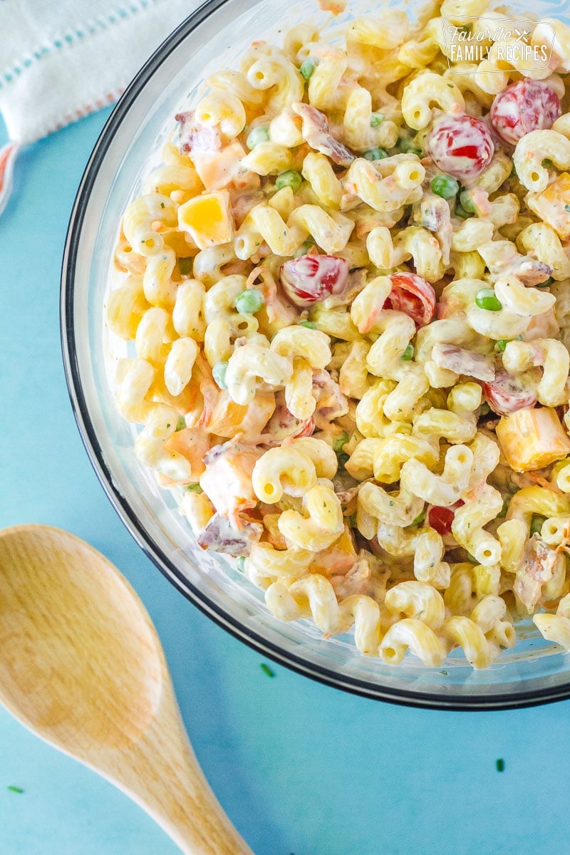 Creamy Bacon Ranch Pasta Salad | Favorite Family Recipes