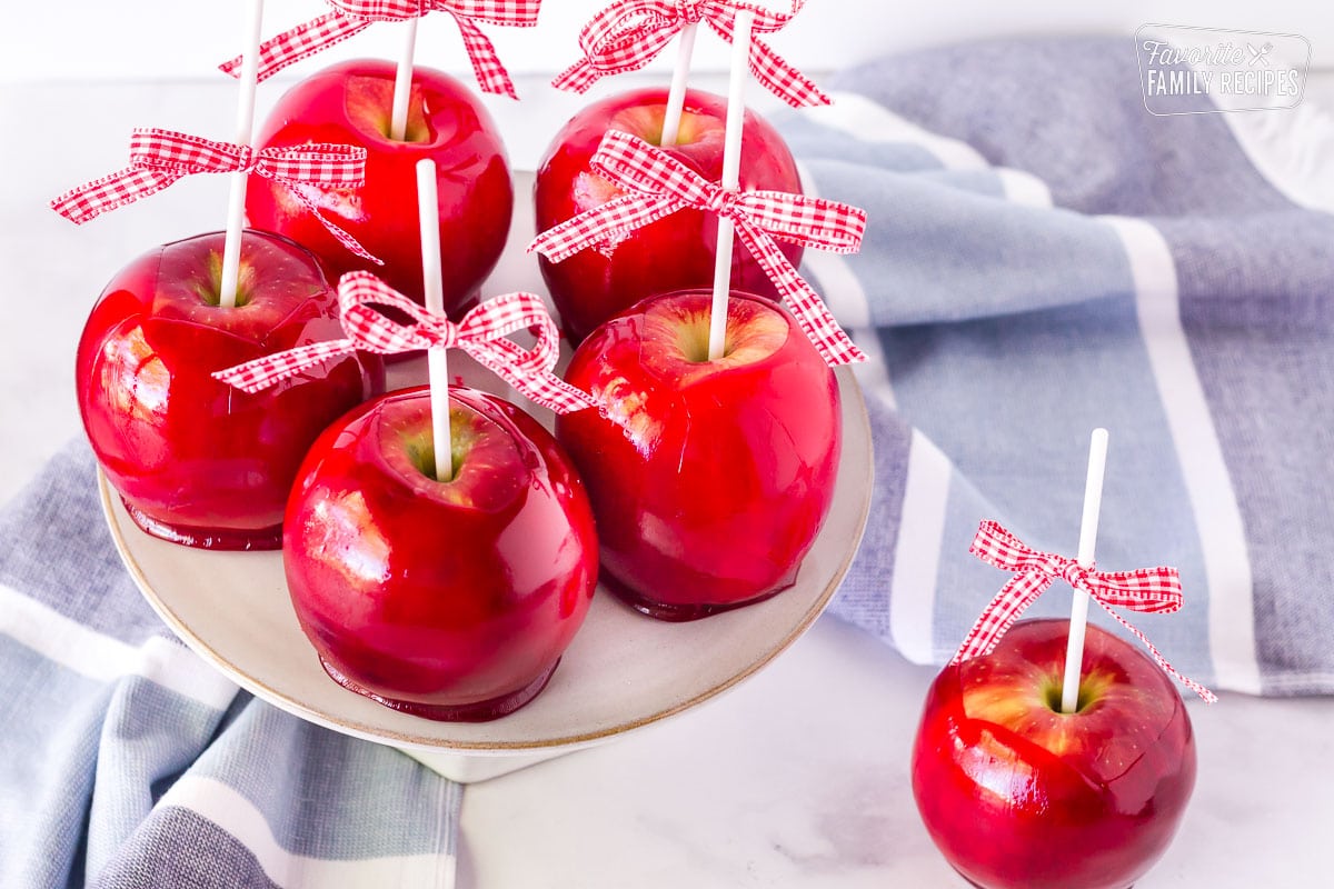 Candy Apple Party Treats - The Magic Onions