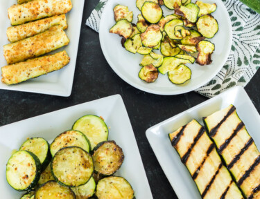 For different ways of showing how to cook zucchini