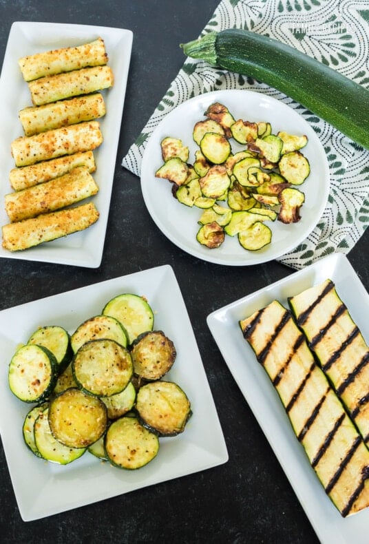 For different ways of showing how to cook zucchini