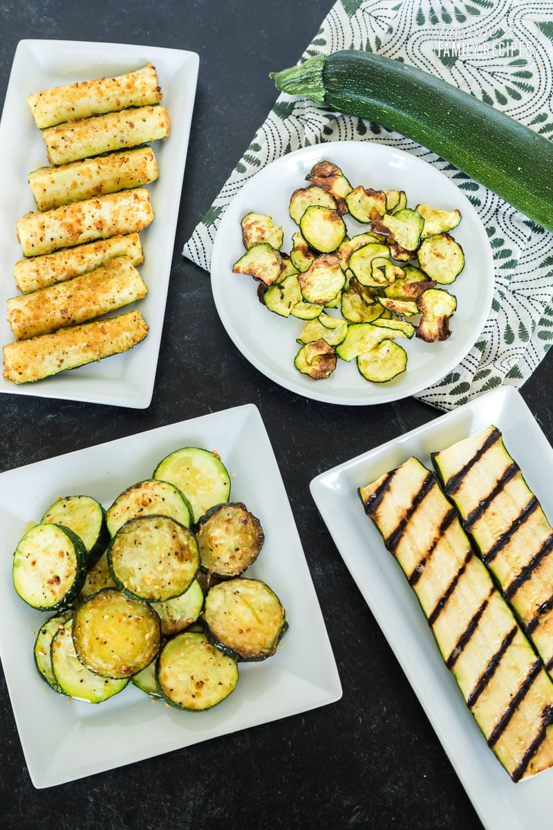 For different ways of showing how to cook zucchini.