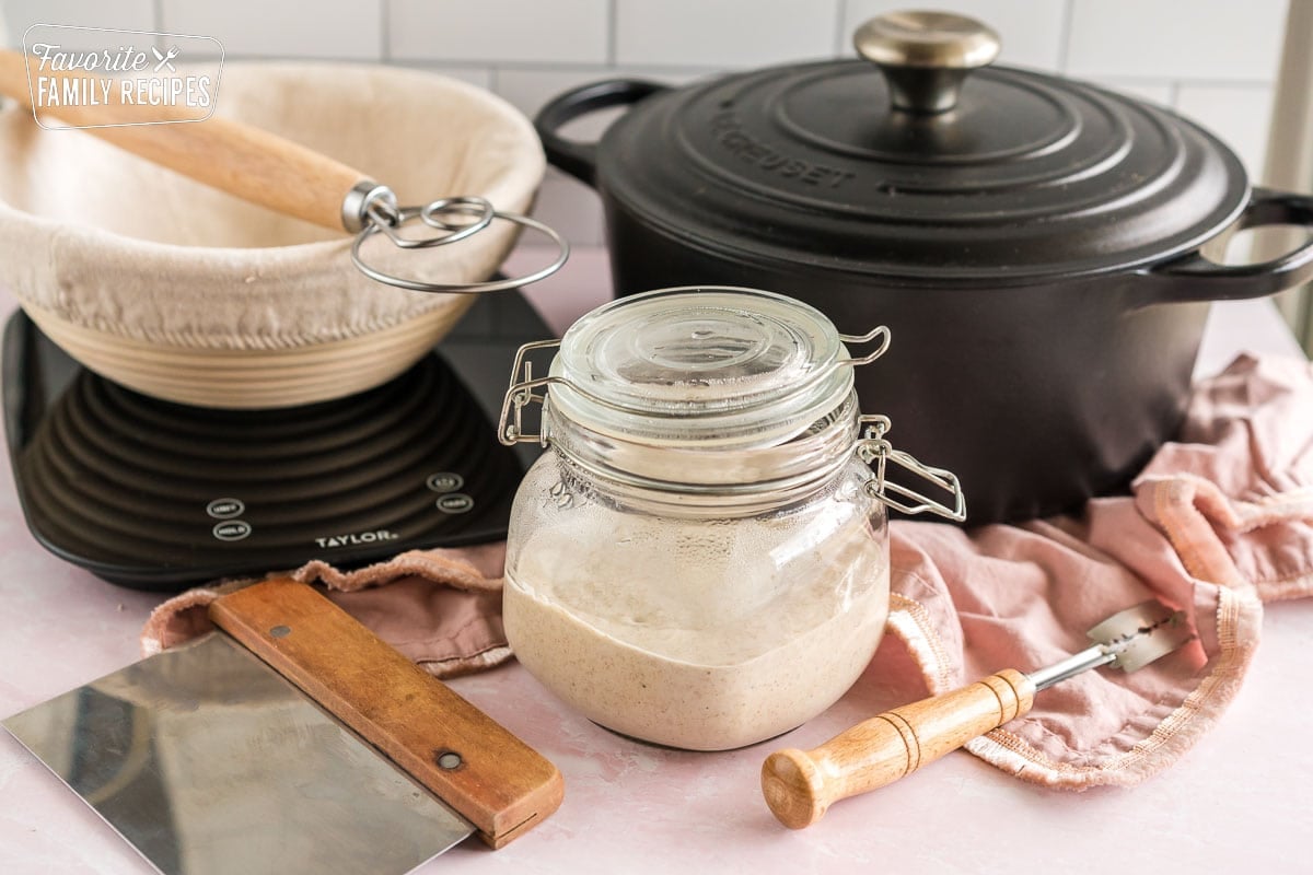 Tools for making sourdough bread