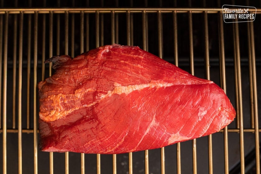 Smoked Char Siu on a smoker.