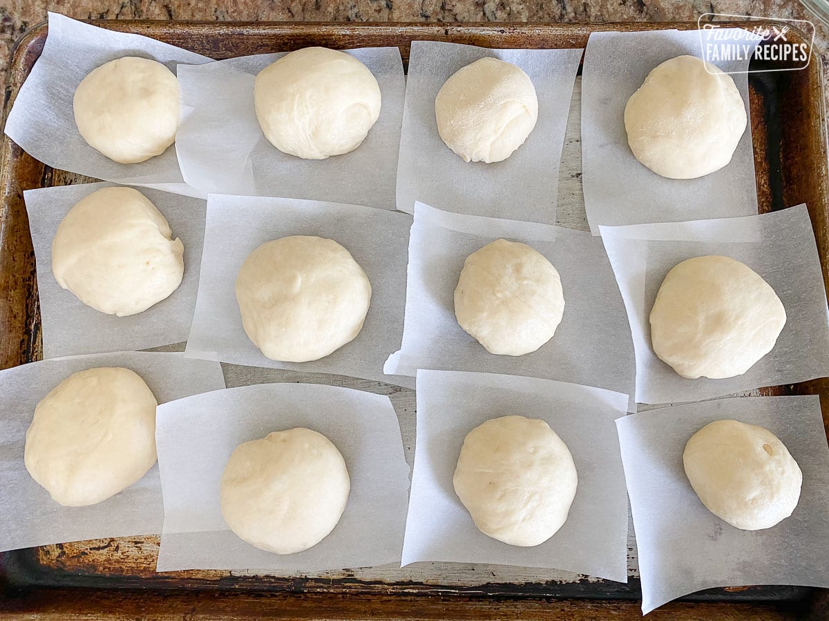 small dough balls to make Malasadas