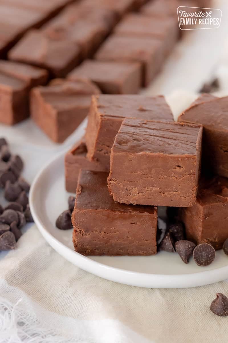 Easy Chocolate Fantasy Fudge Recipe - Saving Room for Dessert