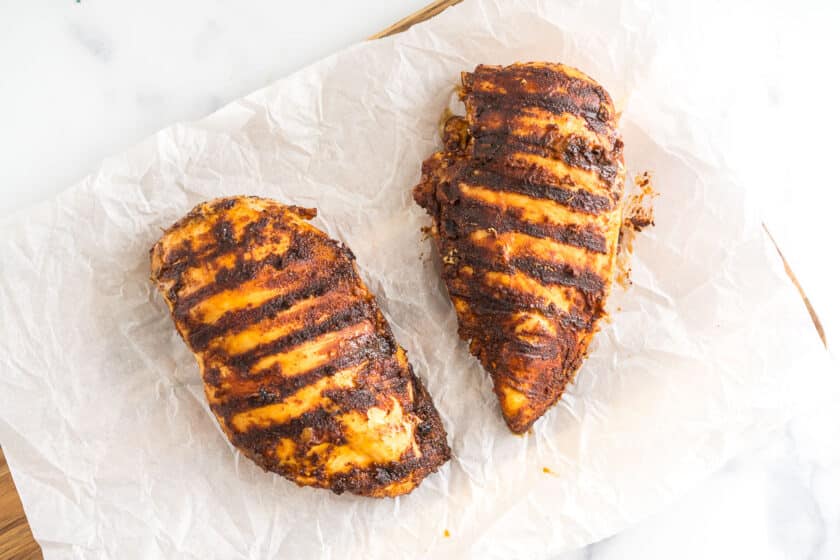 grilled chicken breasts
