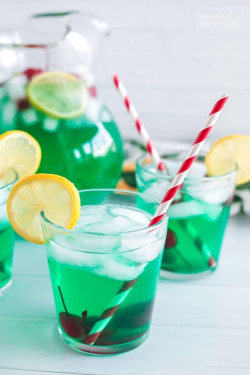 Set of soft summer drinks in a plastic Cup to take away. Iced