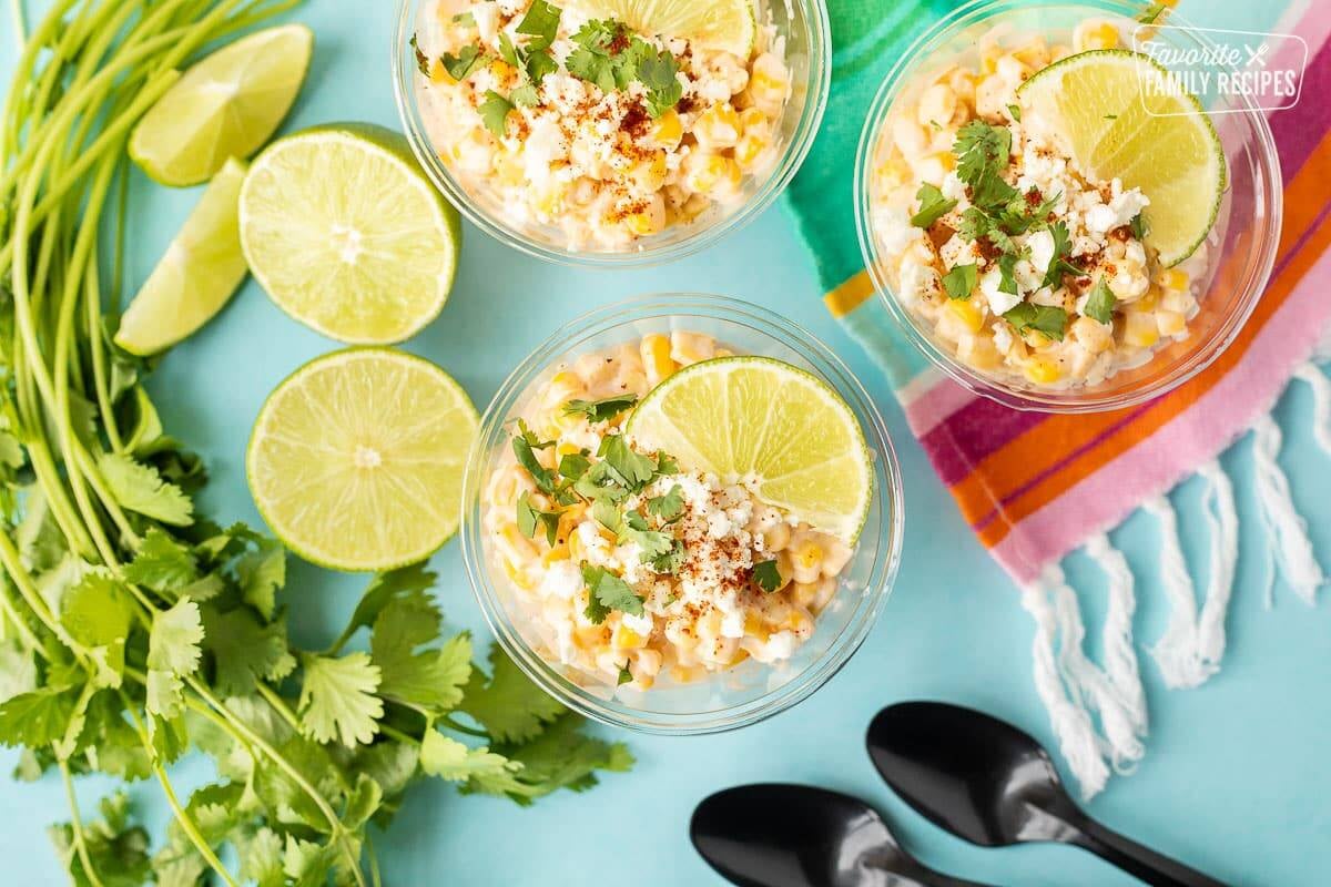 Elote Recipe (Mexican Street Corn Cups)