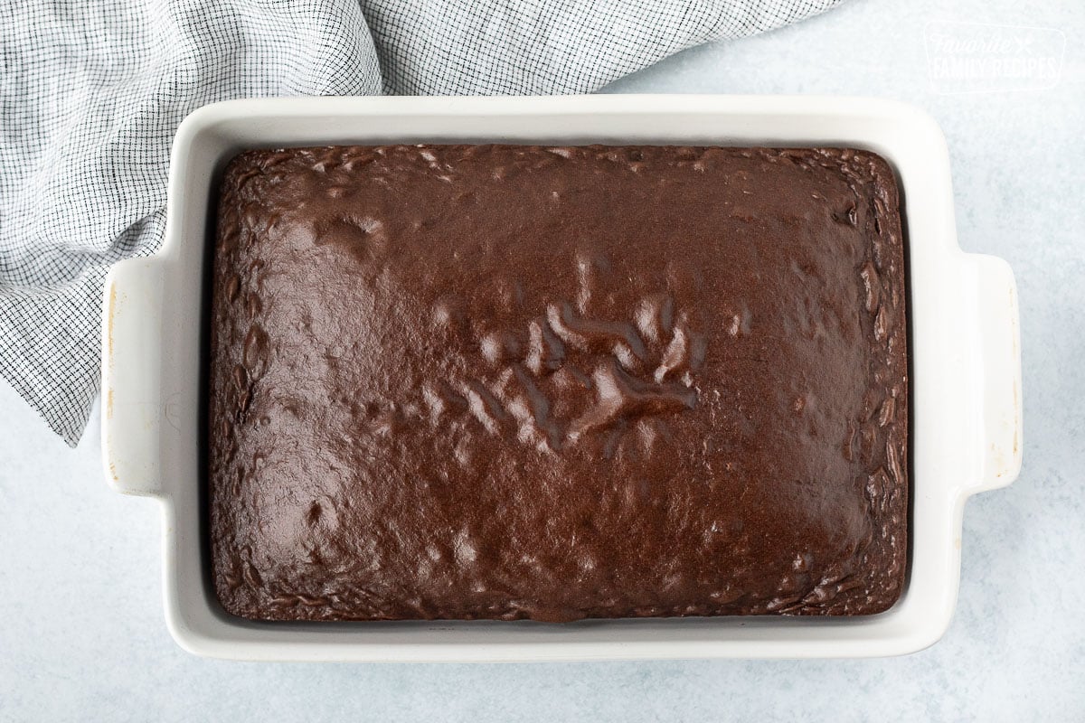 Baked Chocolate cake.