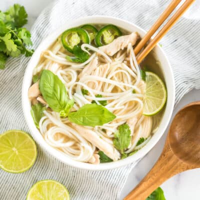 A bowl of Chicken Pho
