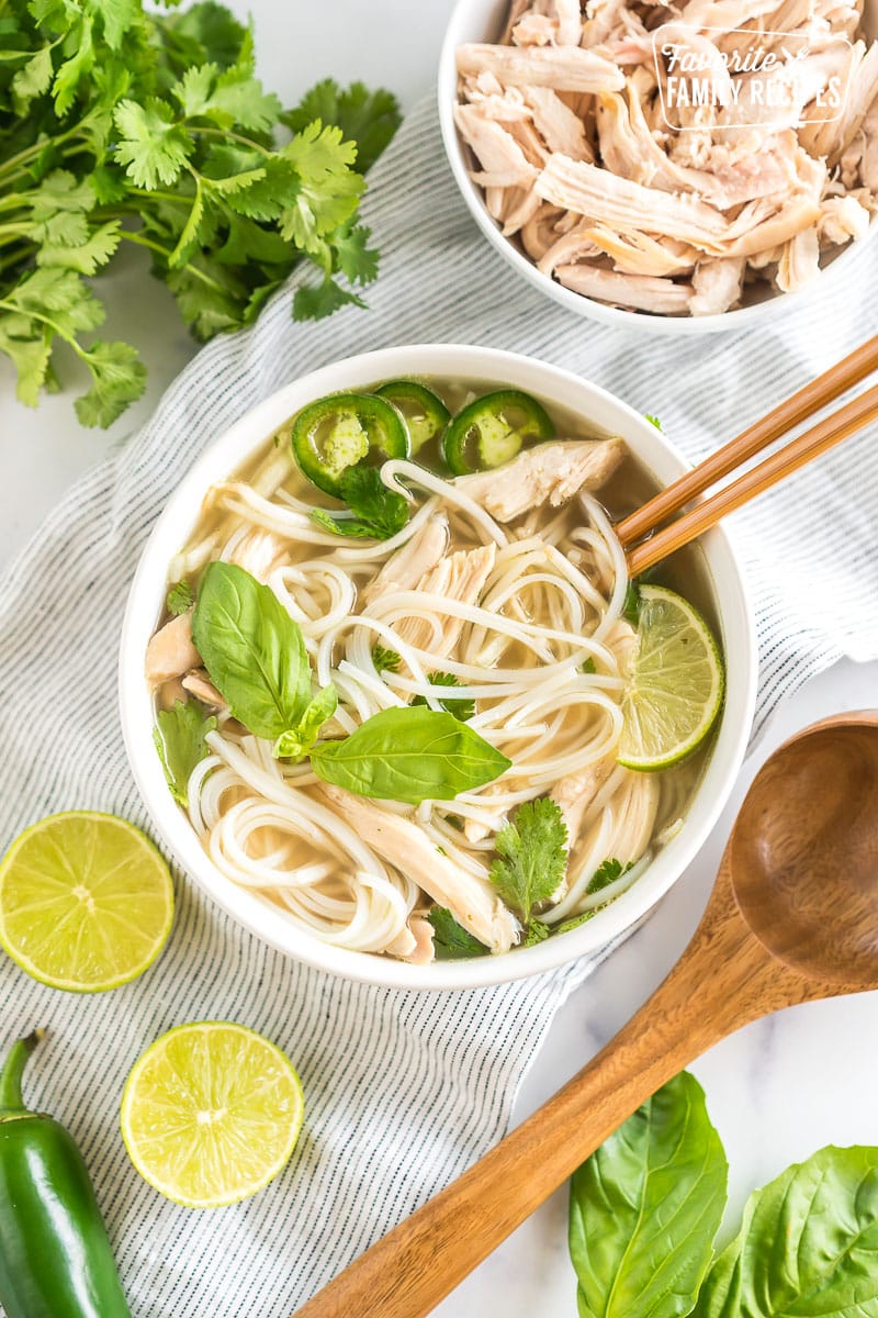 A bowl of Chicken Pho.