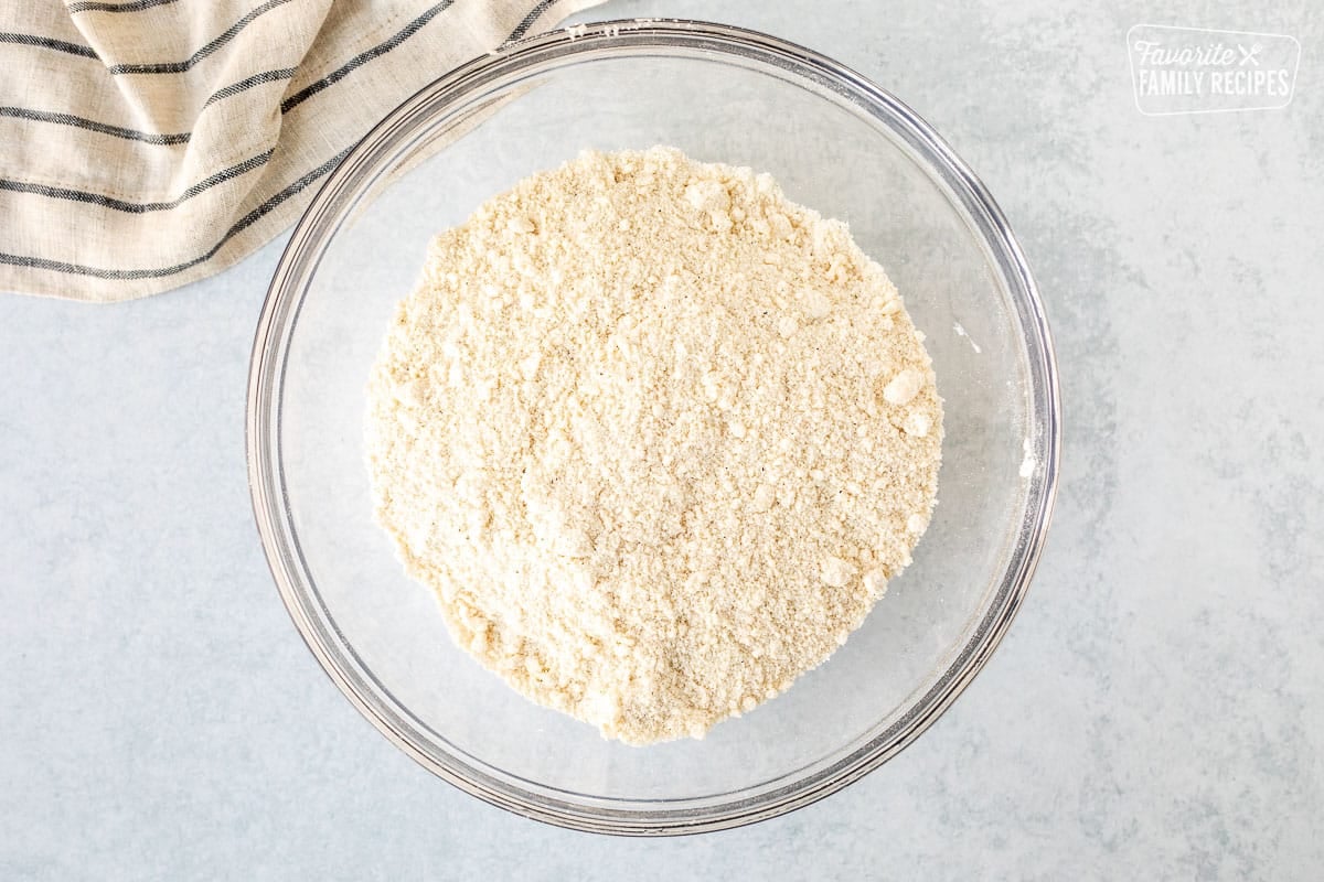 Bowl of flour mixture.