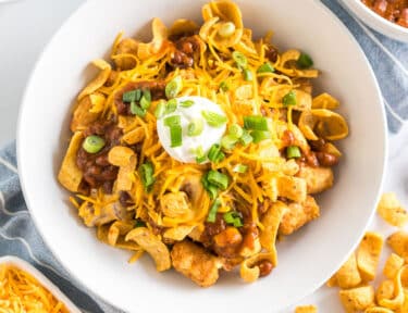 Totchos in a bowl