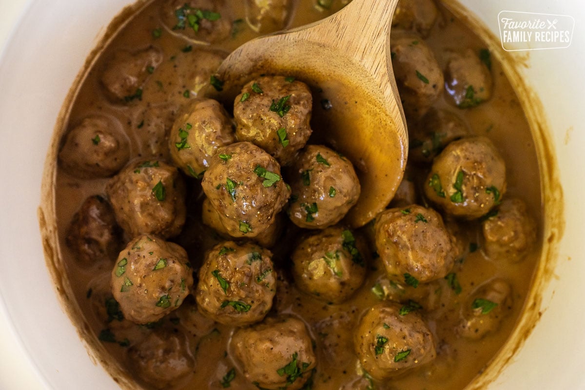 Crockpot Swedish Meatballs - 38