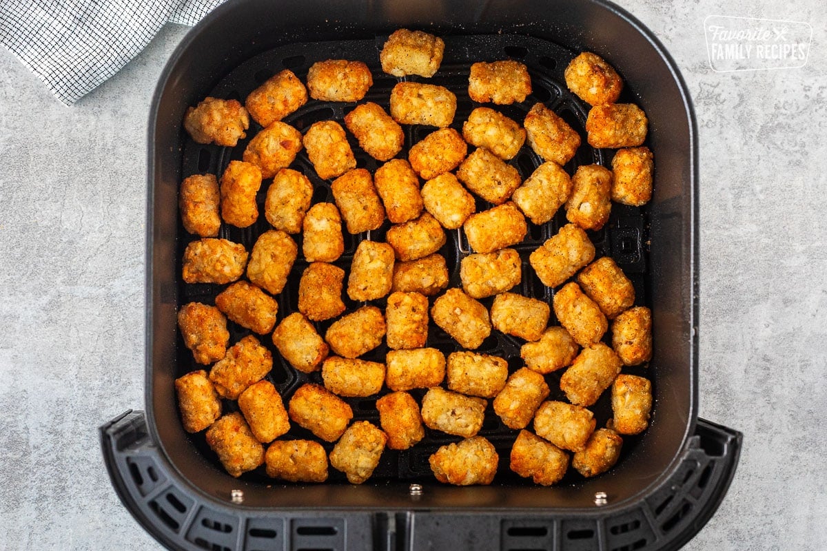 Golden Tater Tots in the Air Fryer.