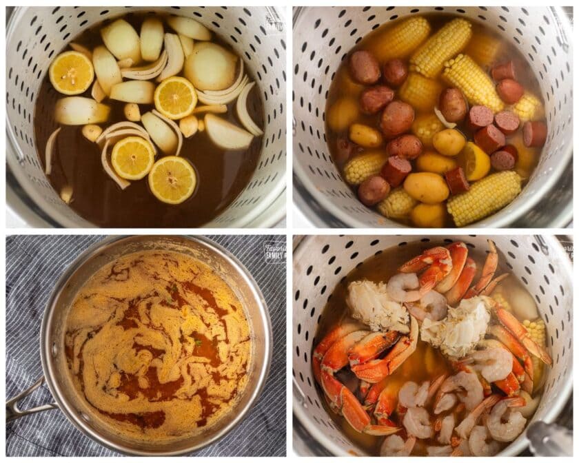 BEST Crab Boil with Seasoned Butter Sauce