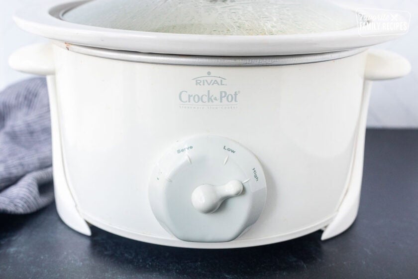 Crockpot turn to high.